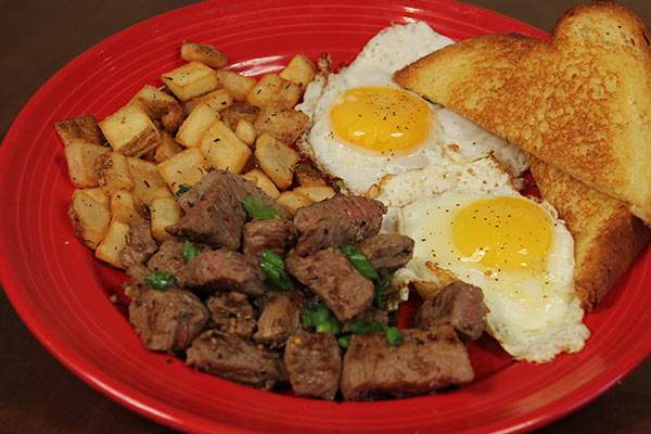 Enjoy Steak & Eggs and more for Sunday Brunch at TDT Jacksonville in Bartram Park Steak and Eggs served for Sunday Brunch at Top Dawg Tavern Jacksonville in Bartram Park