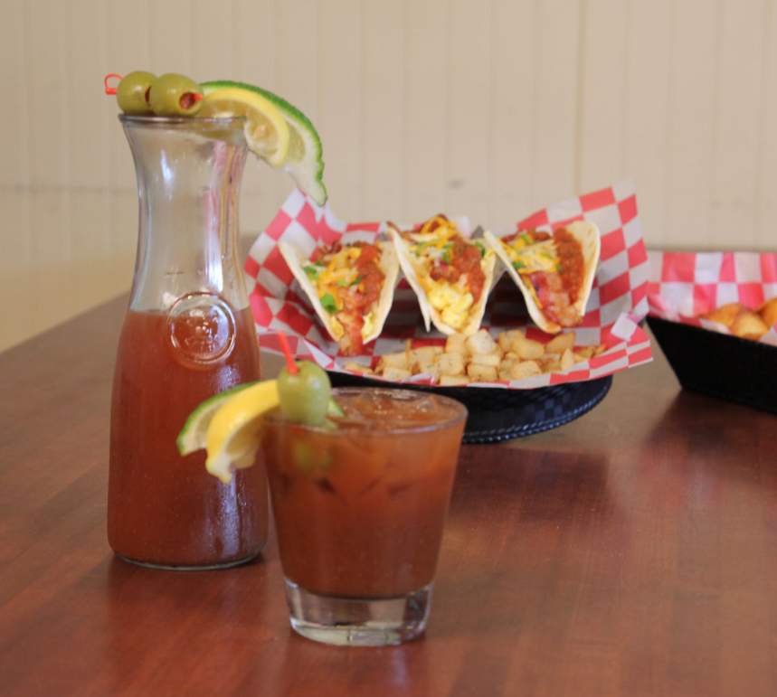 Steak and Eggs (and hot sauce!) for brunch on Hilton Head Island at Shelter Cove Steak and Eggs (and hot sauce!) for brunch on Hilton Head Island